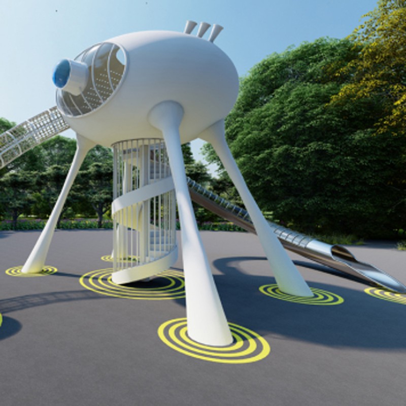 儿童滑梯-外星人