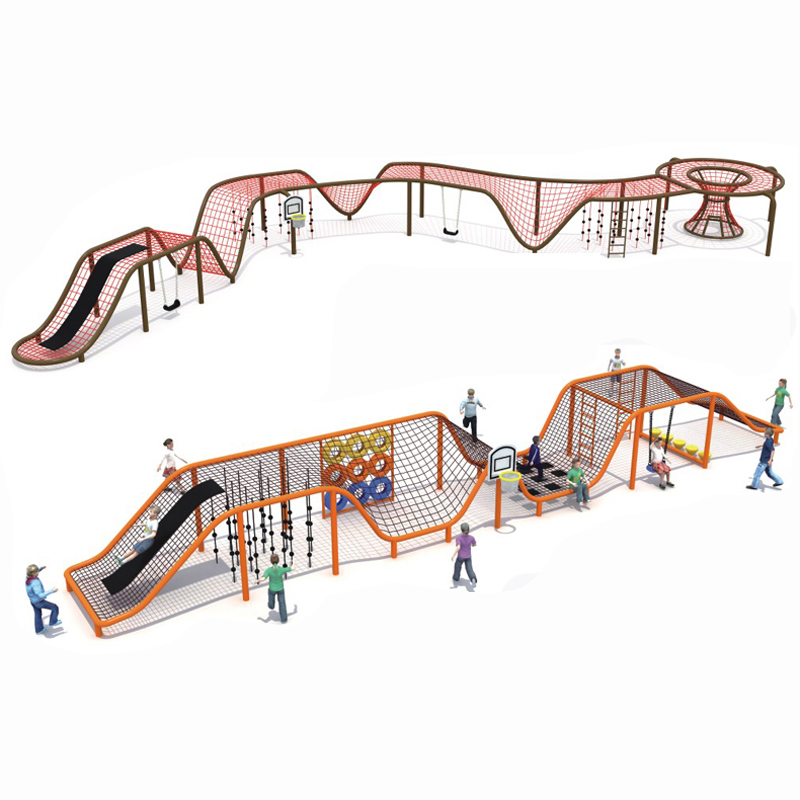 儿童攀爬网-直线攀爬